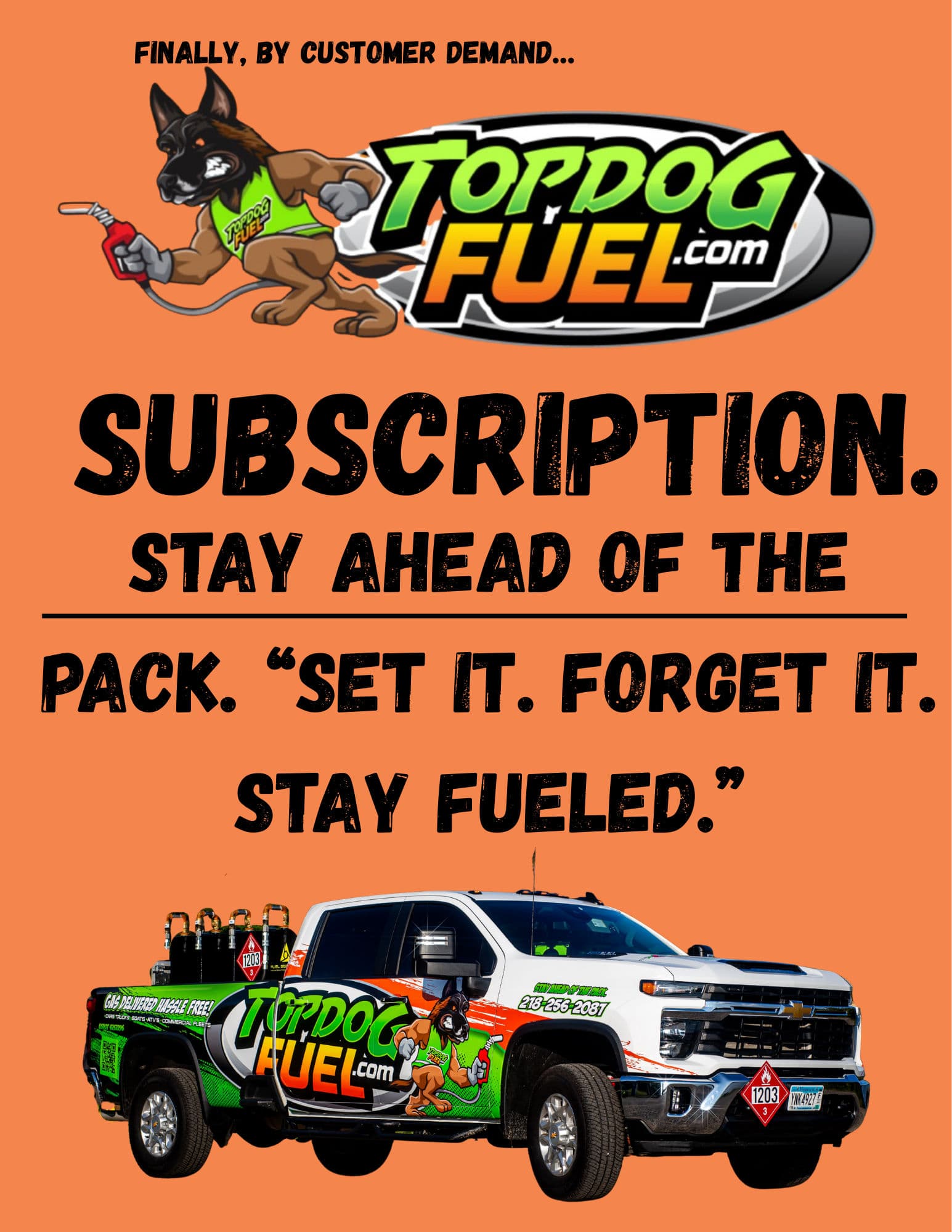 Project Introducing Top Dog Fuel Subscription Plans image