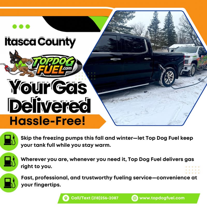 Hassle-Free Gas Delivery in Itasca County